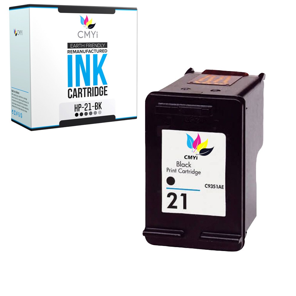 1-Pack CMYi Replacement HP 21 Ink Cartridge for DeskJet 3910 3915 3918 3930 3940