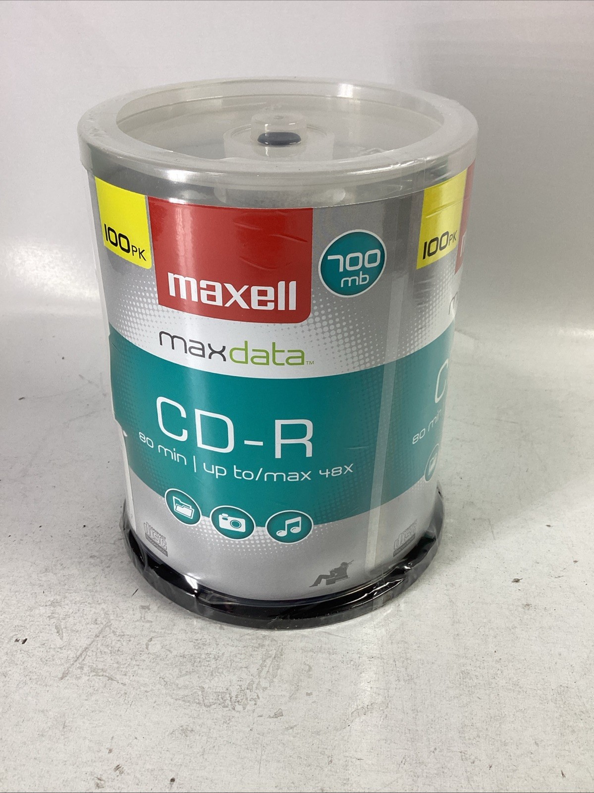 Maxell 648200 CD-R 700MB Recordable Discs 100/Pack