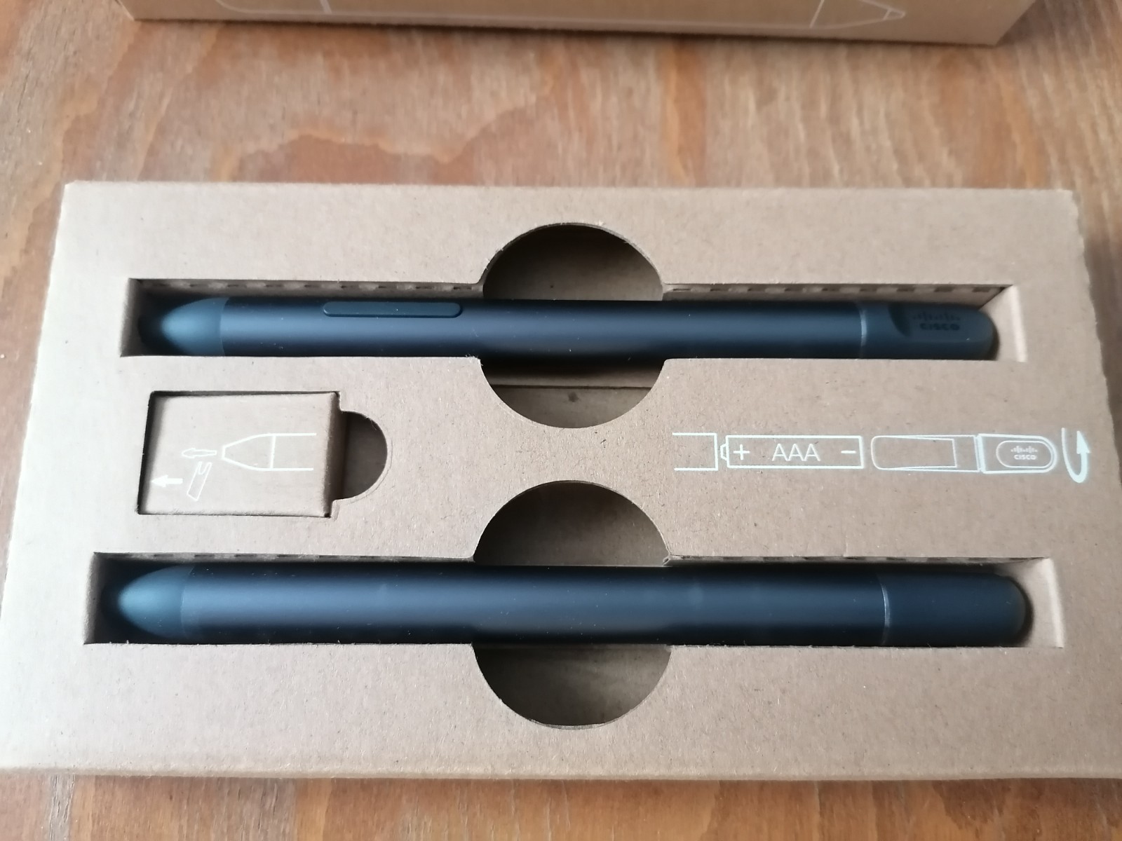 New Cisco Board Pro Active Stylus Set 2 Pens CS-BRDP-ACTSTYL Black Pen