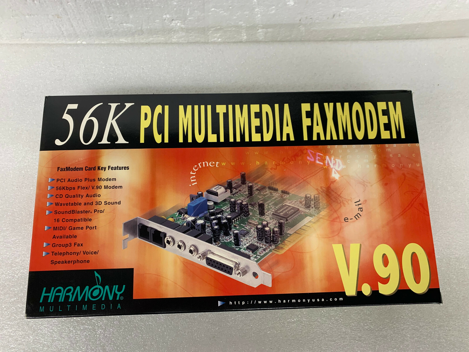 Harmony 56k PCI Multimedia Fax Modem and Sound Card Combo BRAND NEW