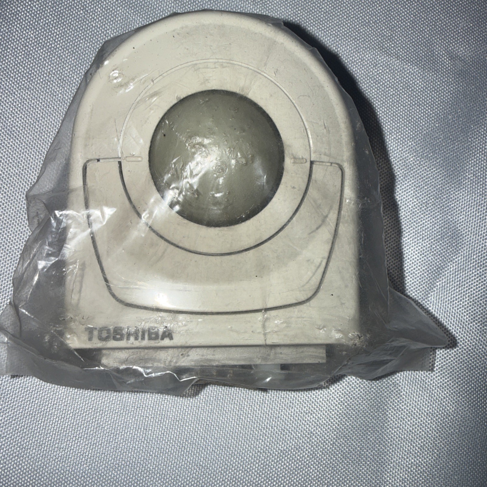 Vtg TOSHIBA PA2805U Microsoft BallPoint Mouse V2.0 Trackball QuickPort LR84972