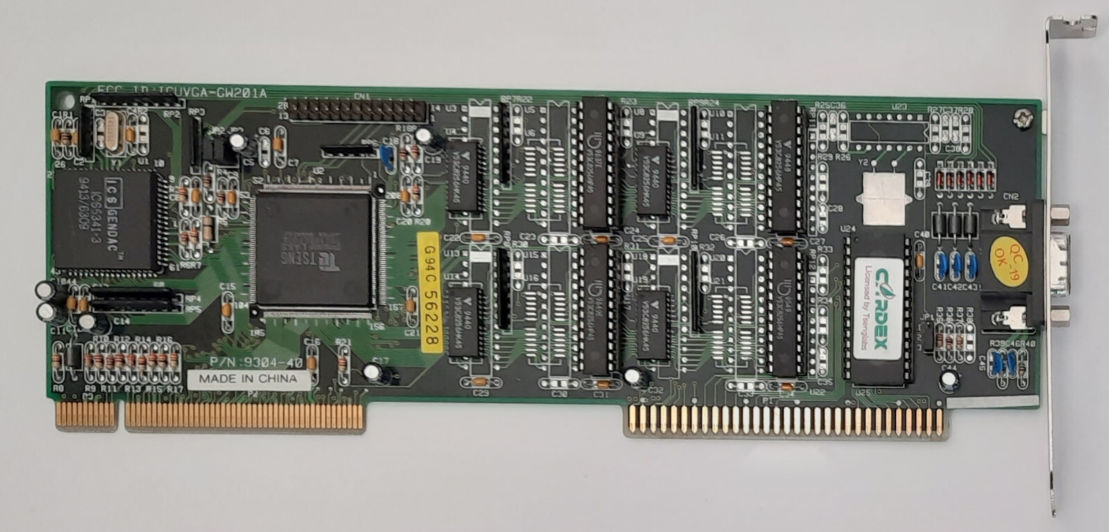Gainward Cardex Challenger Pro VLB Graphics Card (Tseng ET4000/W32p, 2MB, 1994)