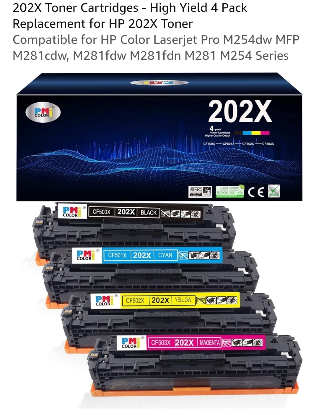 Greensky Toner Cartridges 202X High Page Yield