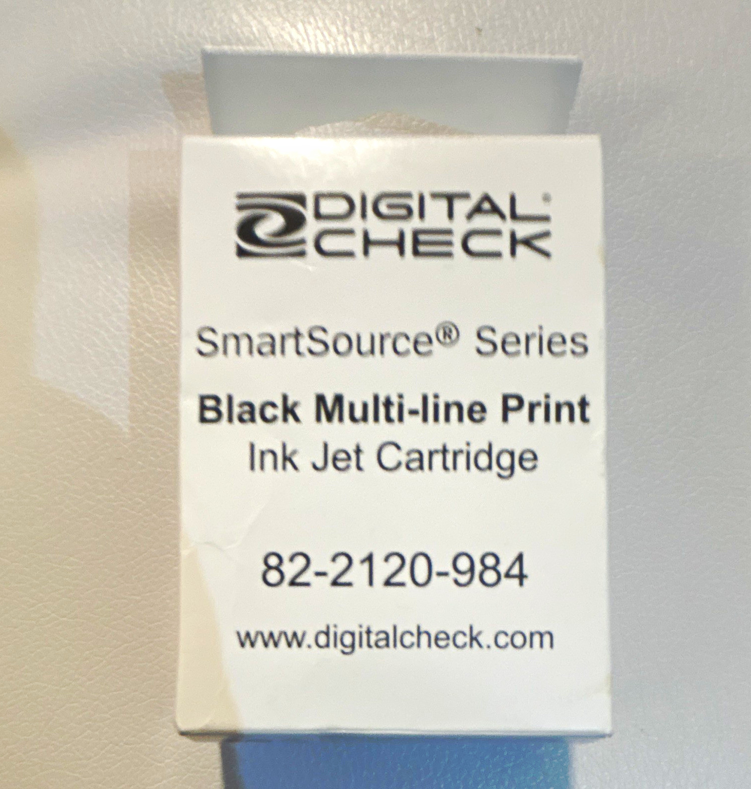 Digital Check SmartSource Series Black Inkjet Ink Cartridge 82-2120-984