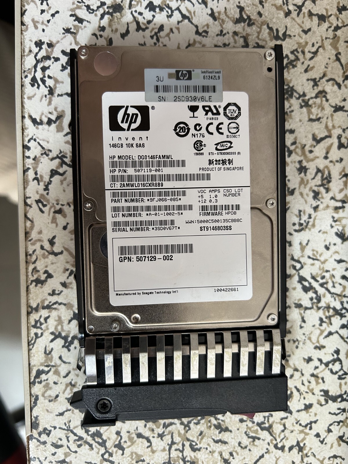 HP 146GB 10K SAS 2.5 DP Hard Drive 418367-B21 418399-001 459512-002 518194-001