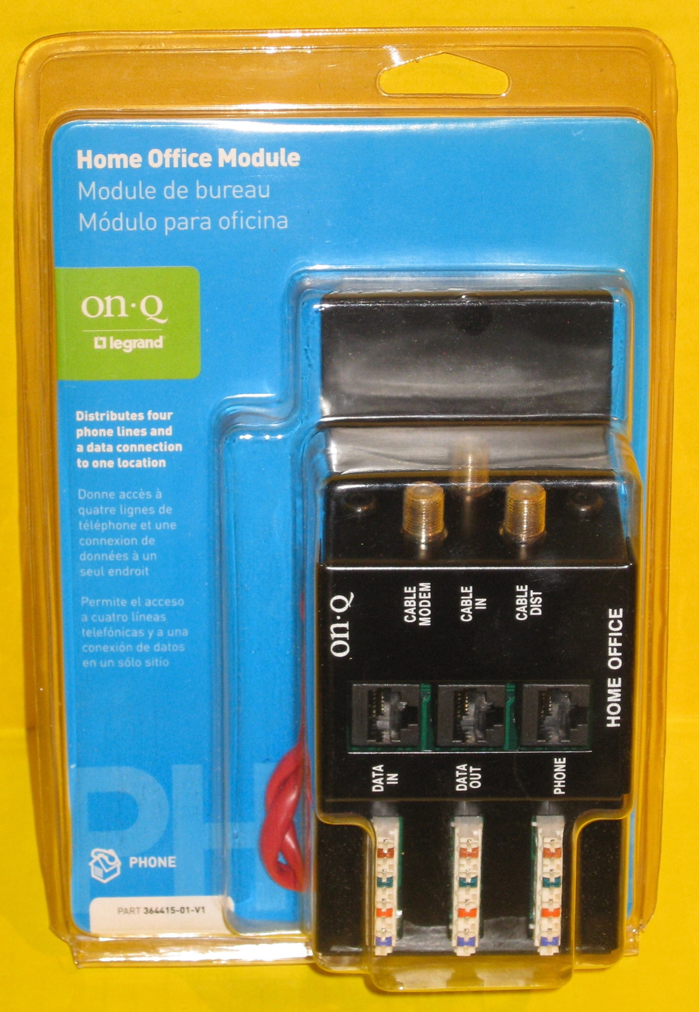 On-Q Legrand 364415-01-V1 Home Office Module NEW