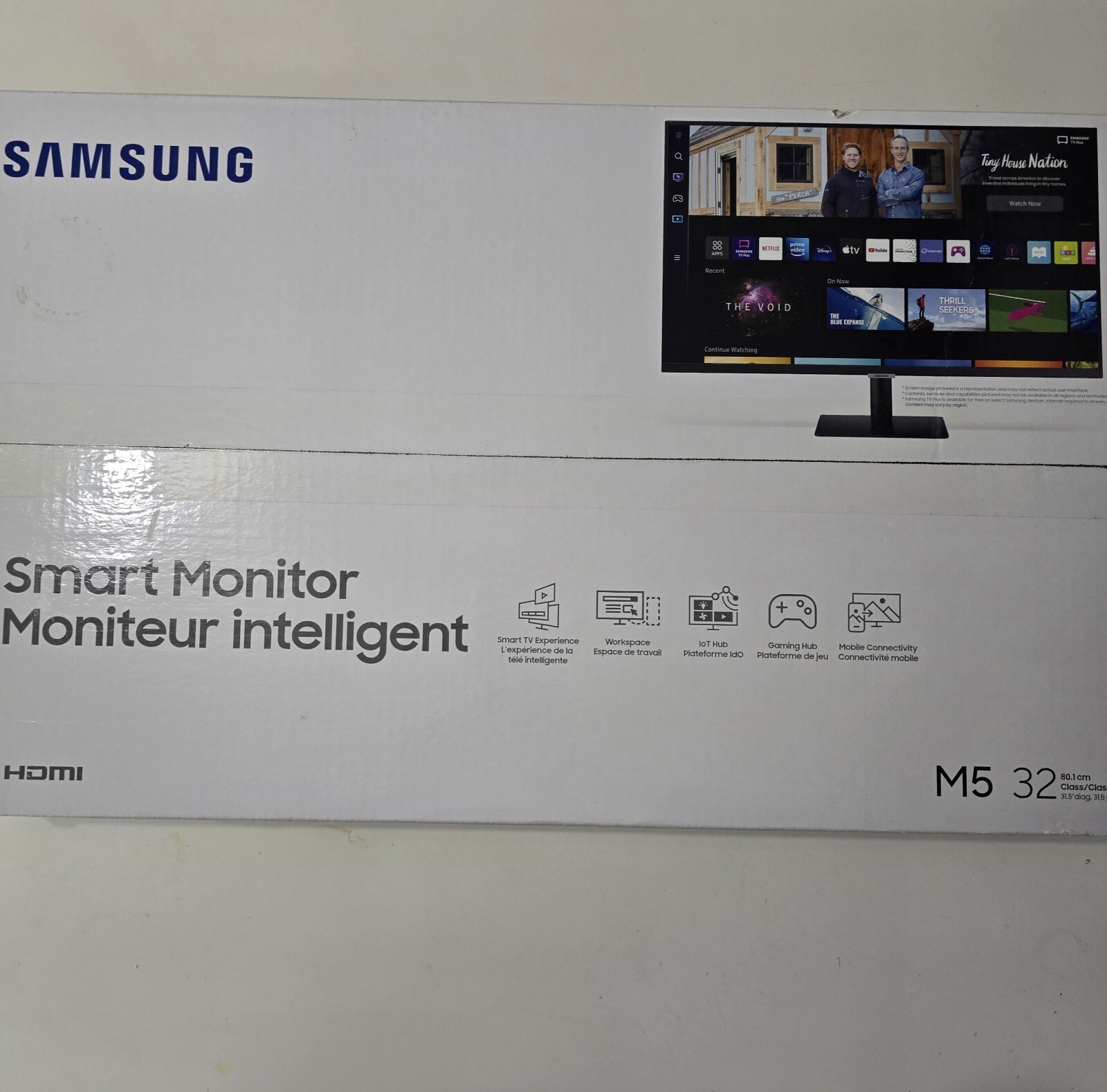 Samsung 32" M50C FHD Smart Monitor with Streaming TV - Black