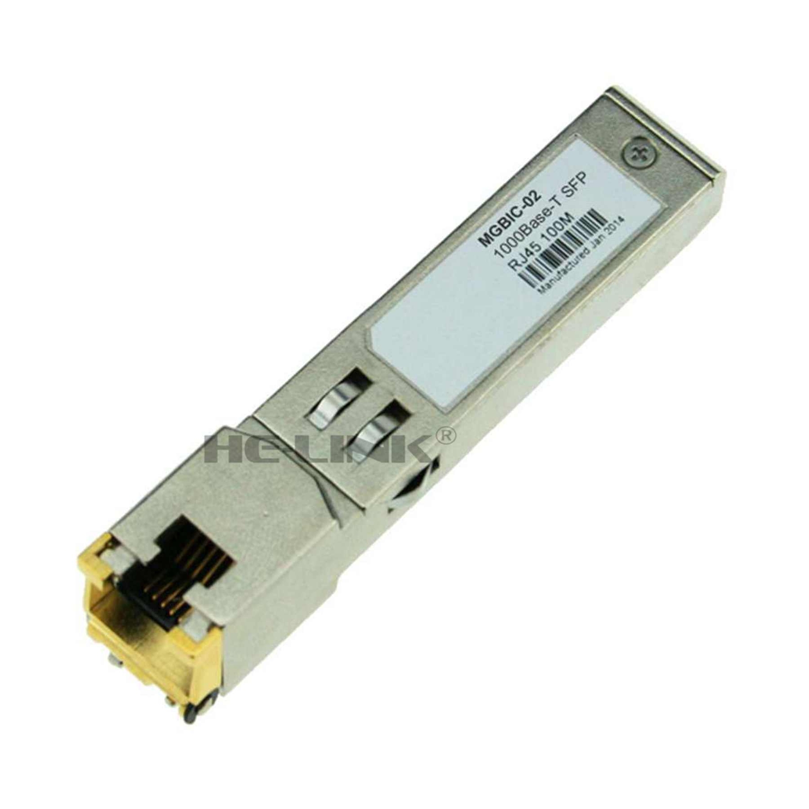 MGBIC-02 Extreme Networks Compatible 1000BASE-T Copper RJ-45 100m Transceiver