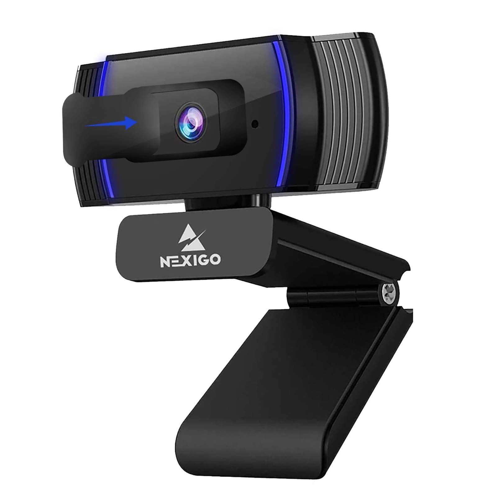 N930AF Webcam with Microphone for Desktop, Autofocus, Webcam for Laptop