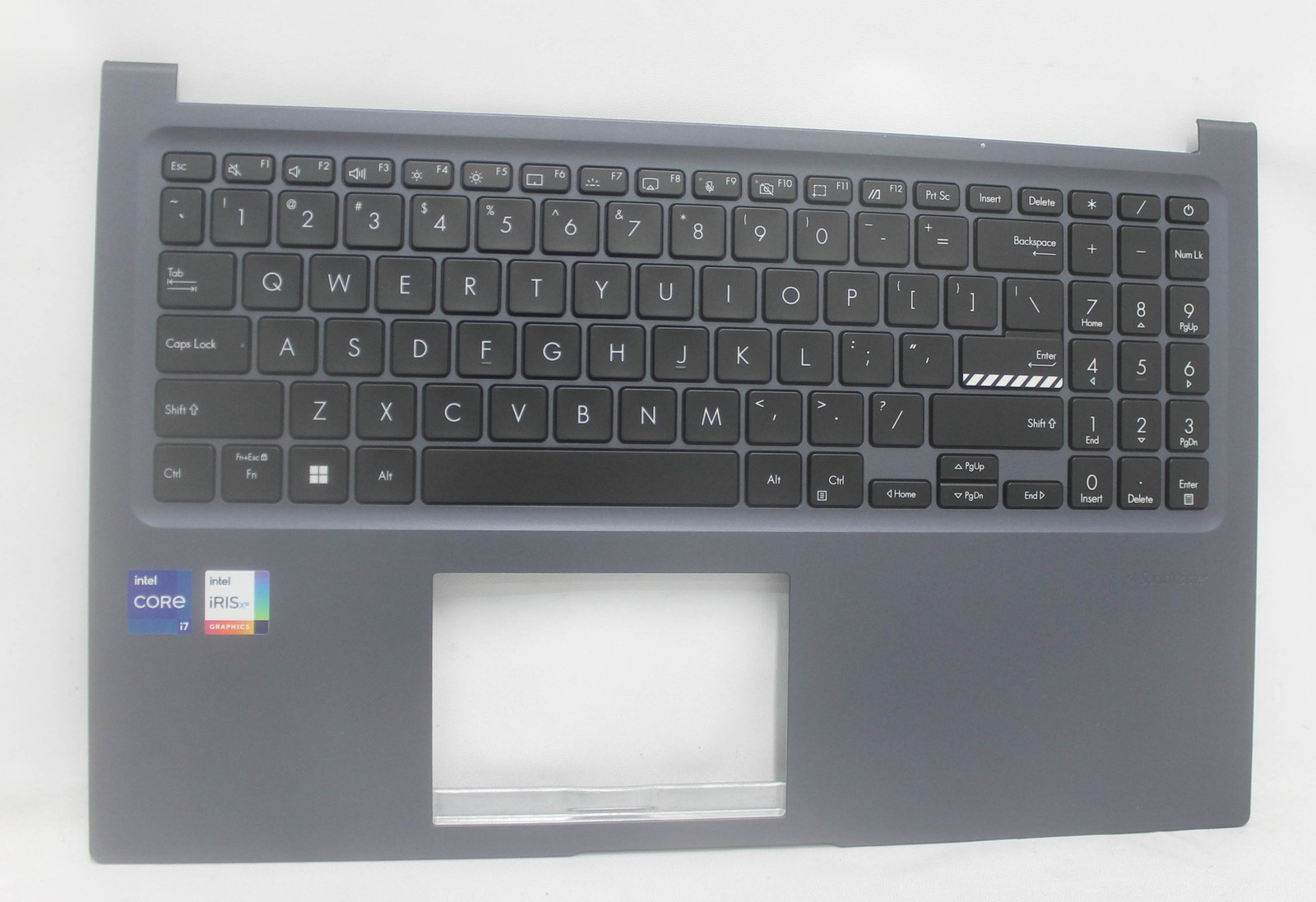 13N1-EDA0201 ASUS PALMREST BLUE LIGHT W/KB W/BL FOR F1502ZA-OS34 "GRADE A"
