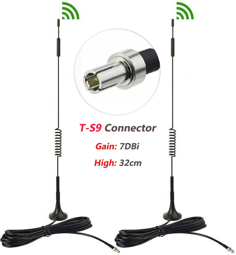 NETGEAR MR1100 Nighthawk M1 Mobile Router 4G LTE Antenna 7dB TS9 LTE Aerial 2pcs