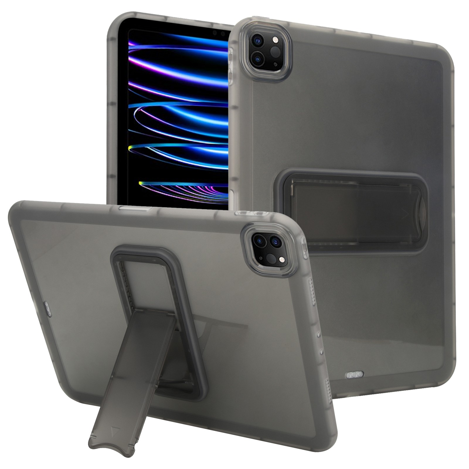 Shockproof Slim Matte Cover For iPad Pro 11-inch 4th/3rd/2nd Gen Kickstand Case