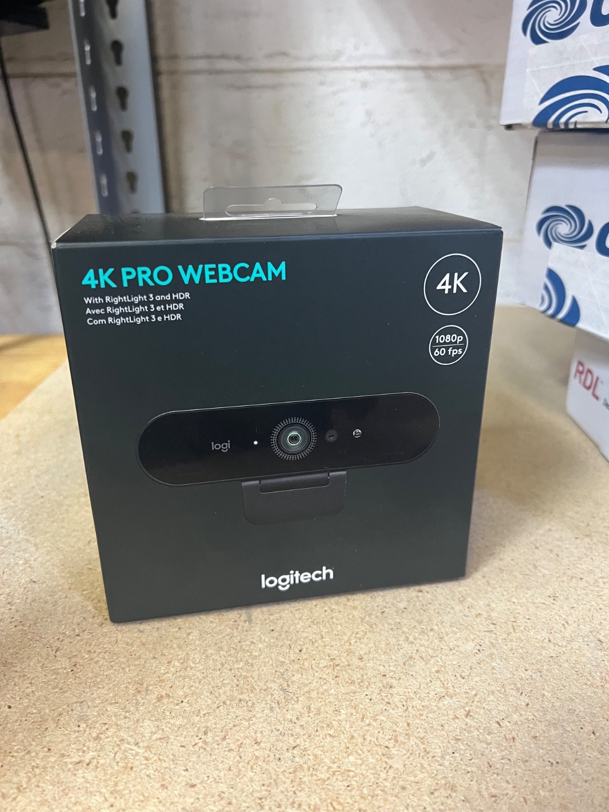 Brand New Logitech Brio 4K Webcam USB-C