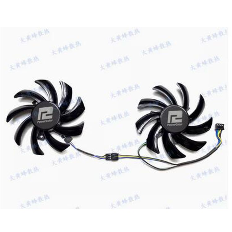 For PowerColor RX5500XT 5600XT 5700 Graphics Card Fan T129215BU/FDC10H12D9-C ~~~