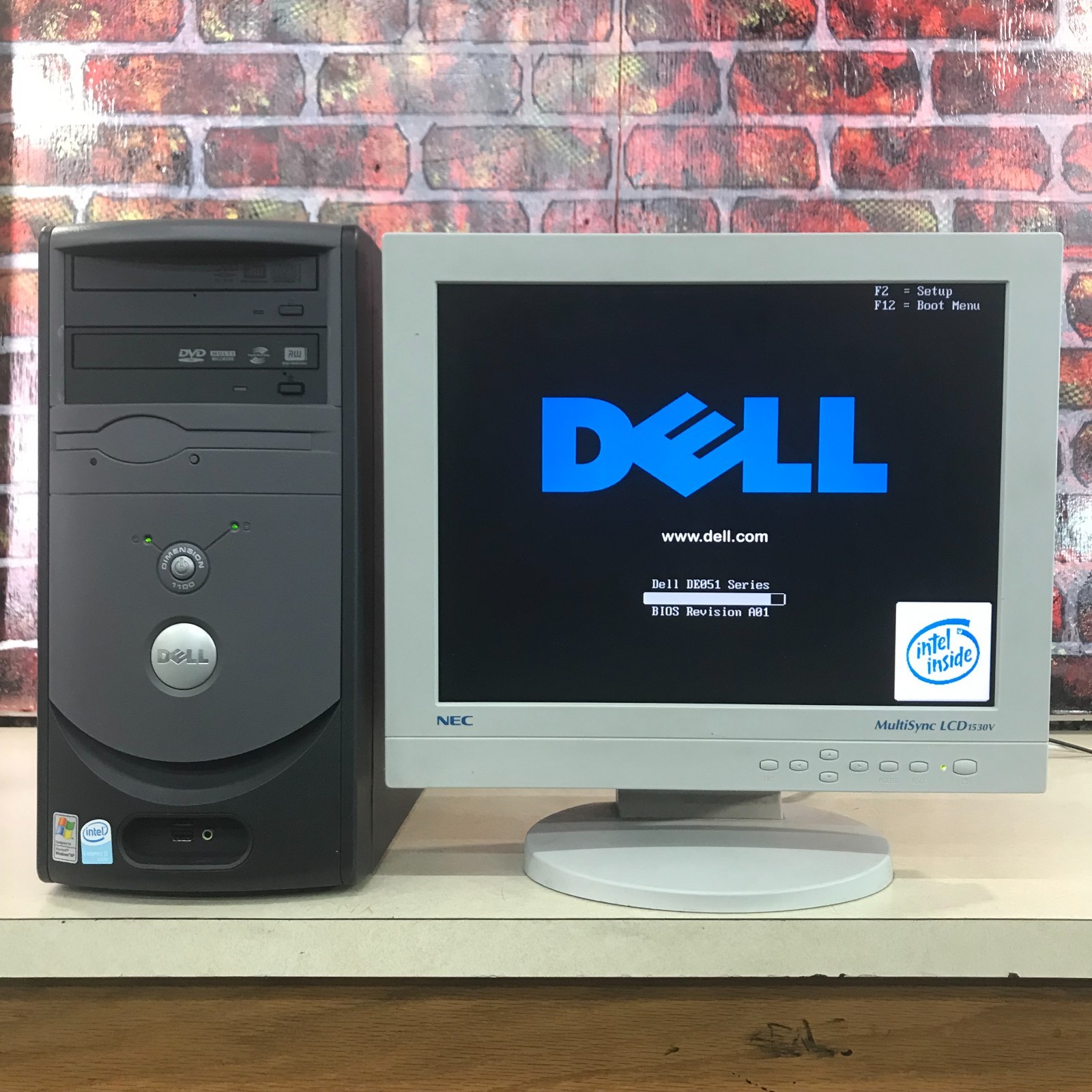 Dell Dimension 1100 ATX PC Celeron 2.53GHz 512MB RAM No HDD (Retro Gaming)