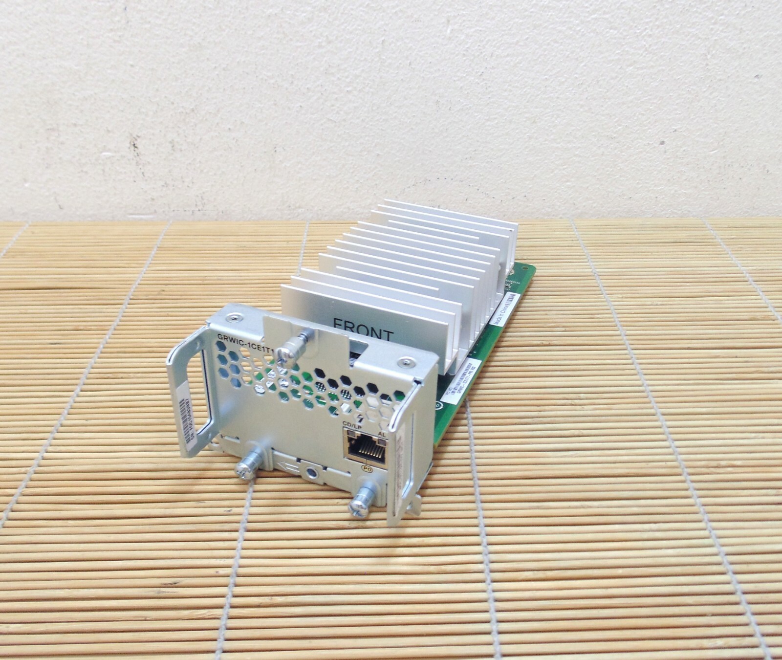 Cisco GRWIC-1CE1T1-PRI 1 port channelized T1/E1 PRI GRWIC data only