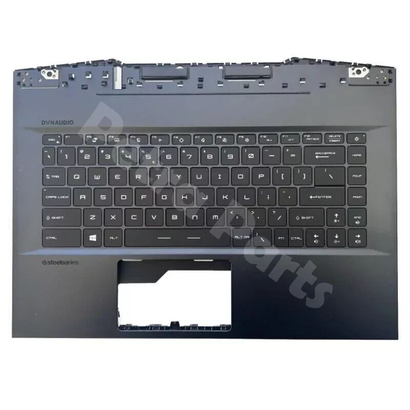 For MSI GP66 GE66 MS-1541 1543 Blue Palmrest Full Colorful Backlit Keyboard 1x