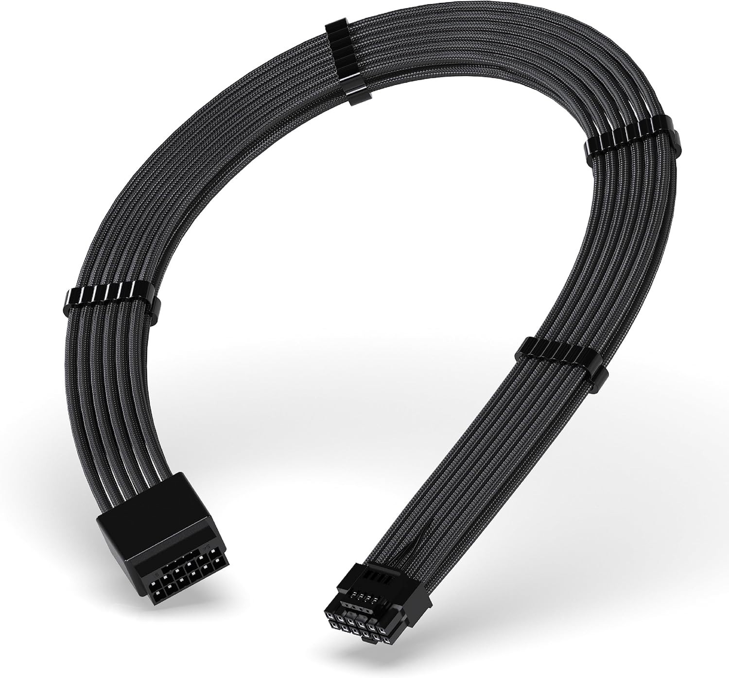 EZDIY-FAB GPU Power Sleeved Cable Extension, 16pin(12+4) 12VHPWR PCIe 5.0