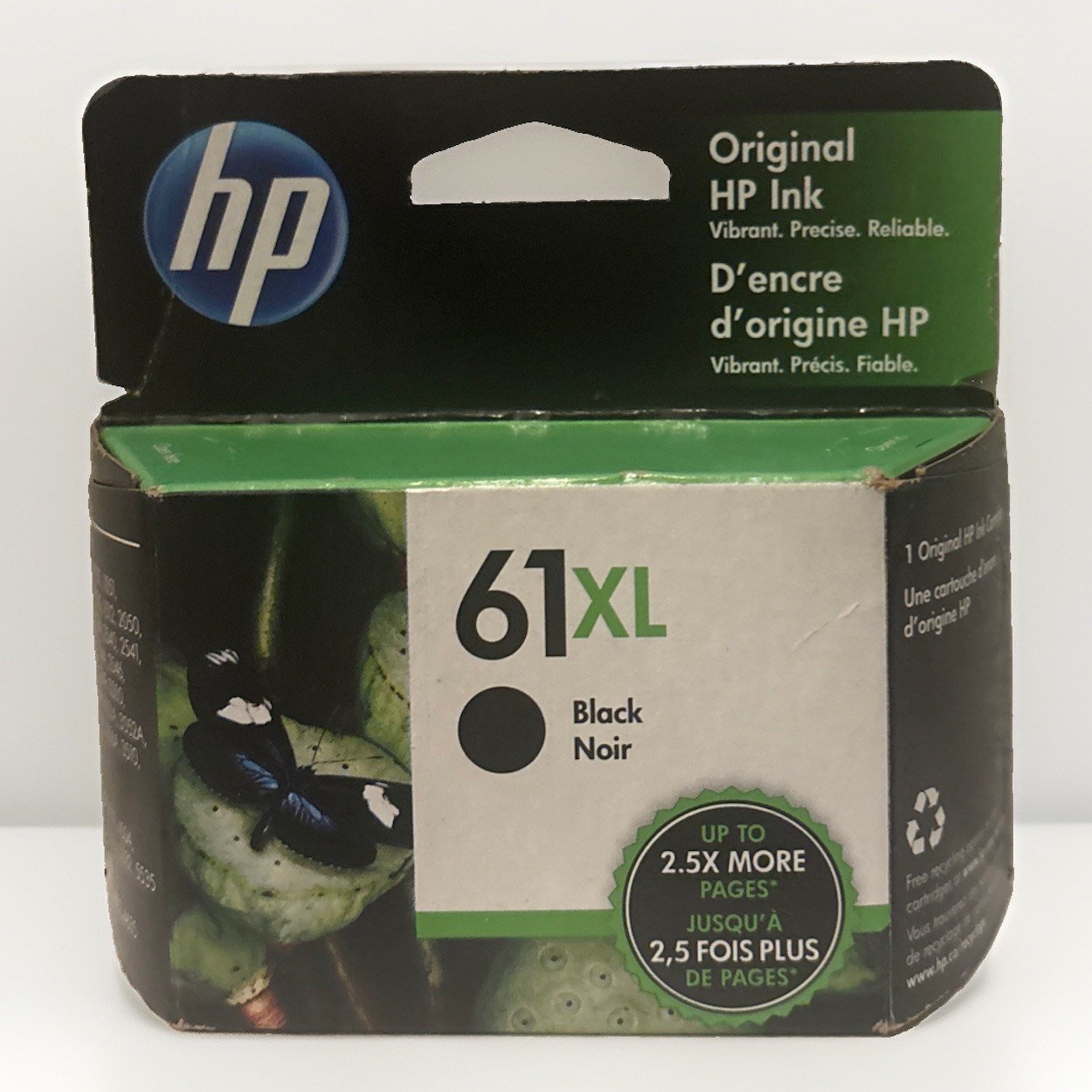 HP - 61 XL High Capacity Black Ink Cartridge - Brand New Sealed - 6/23
