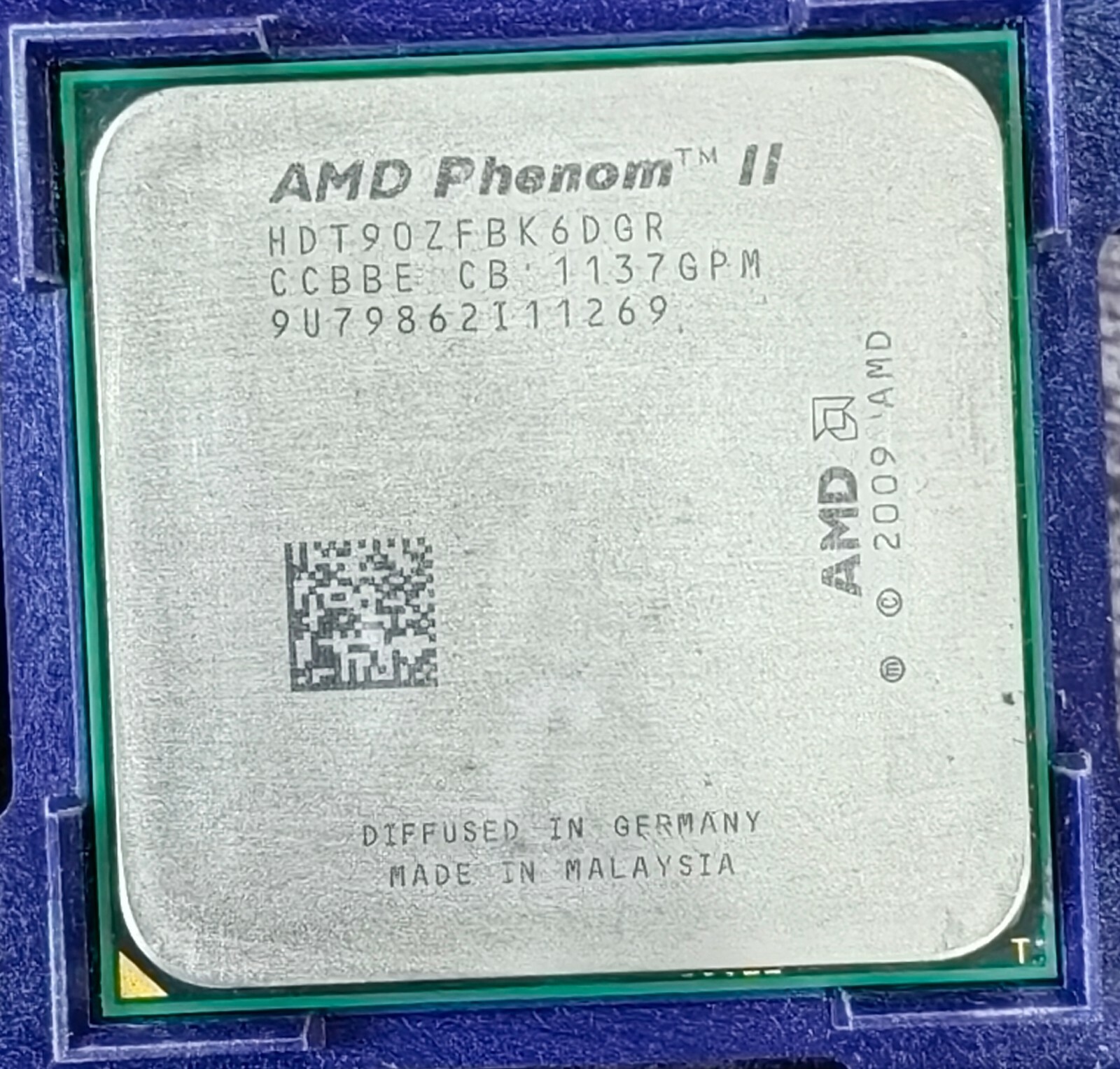 AMD Phenom II X6 1090T Desktop CPU Black Edition HDT90ZFBK6DGR Socket AM3 938pin