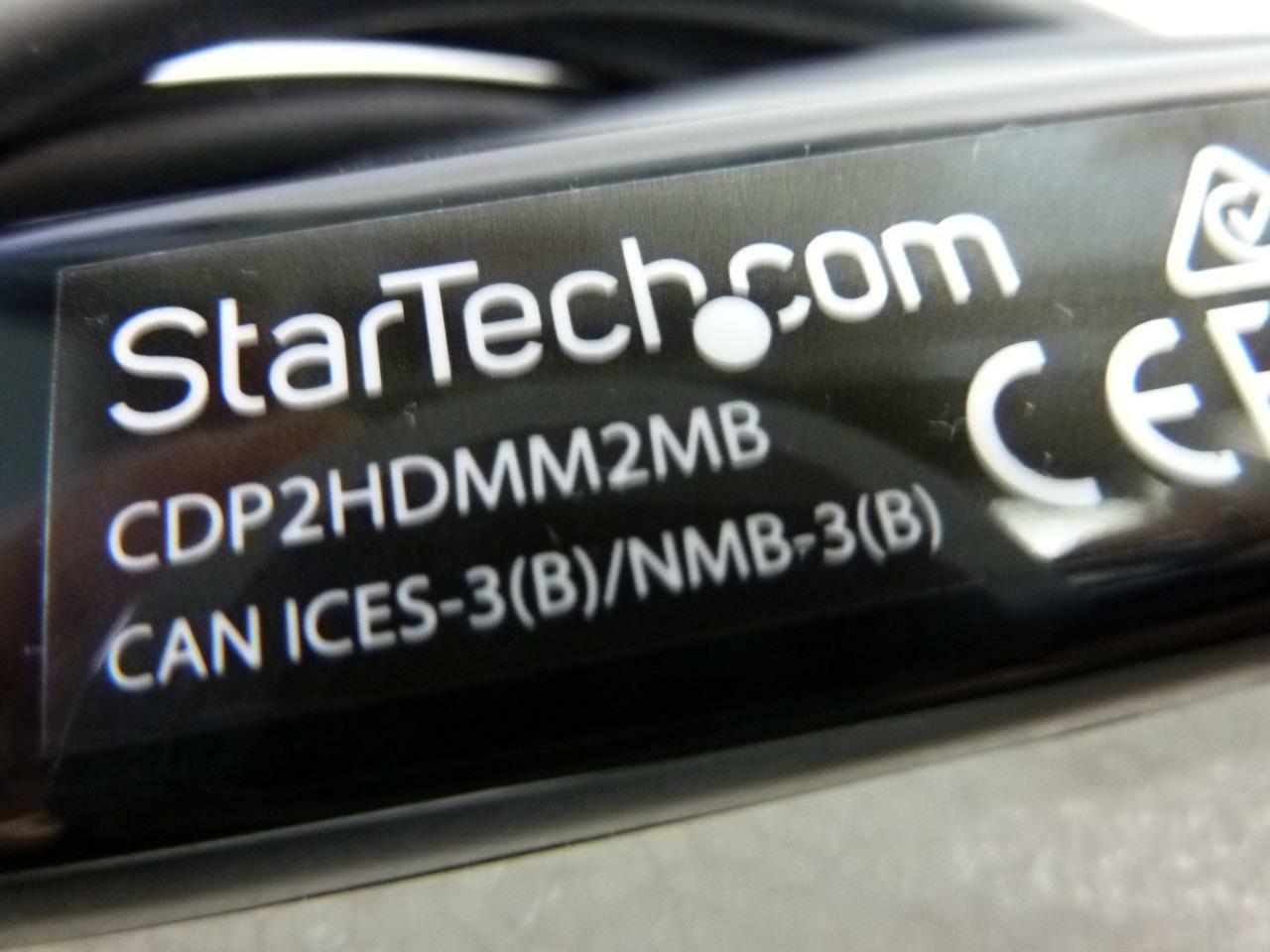 StarTech.com USB-C to HDMI Adapter Cable - 2m (6 ft.) - 4K at 30 Hz CDP2HDMM2MB