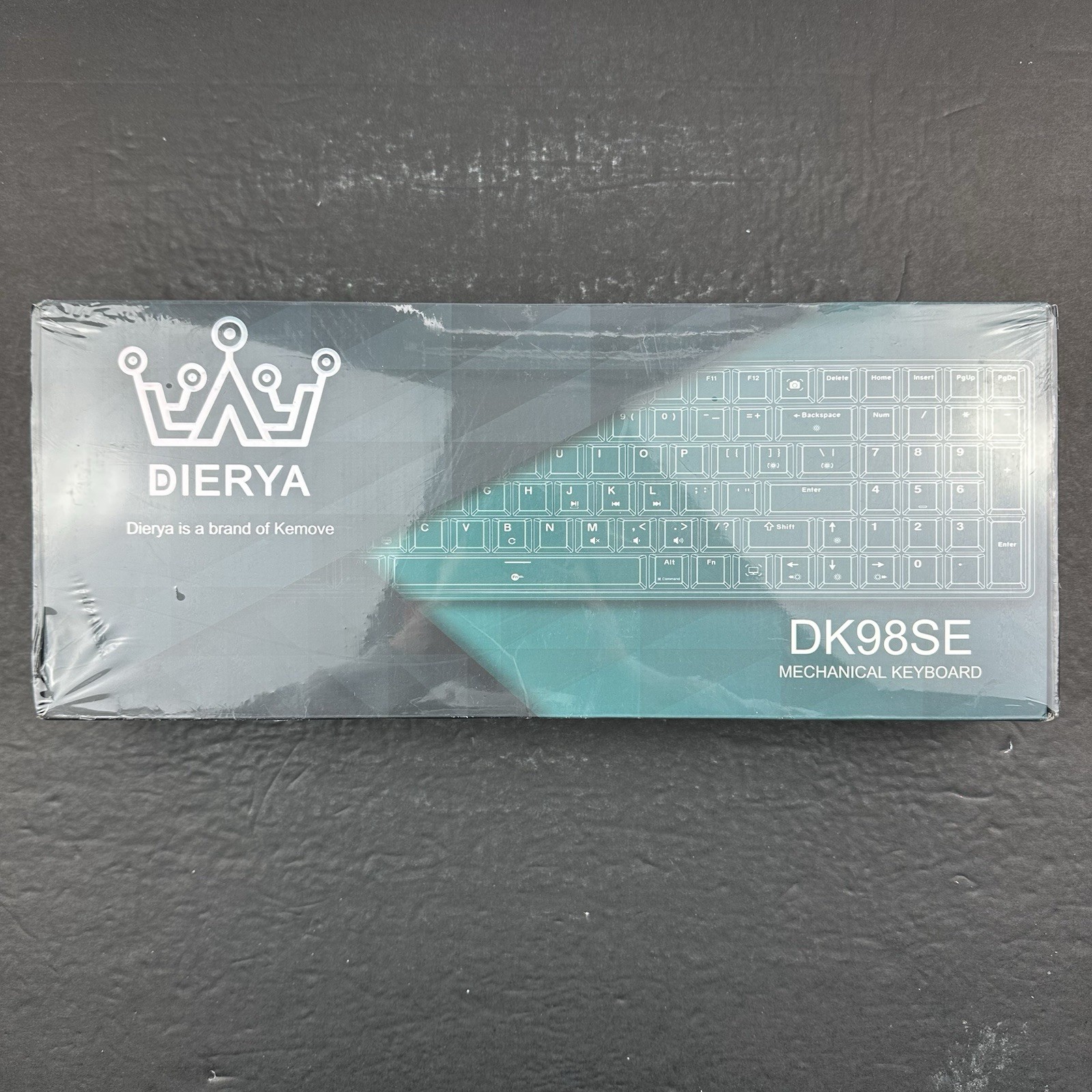 Dierya DK98SE Wired Gaming Mechanical Keyboard White Blue Switch New Sealed