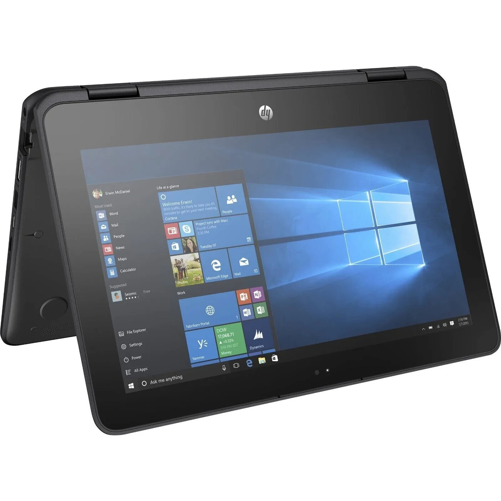 HP ProBook x360 11 G2 2-in-1 11.6" Intel Core i5-7Y54 @1.2 GHz 8GB RAM 128GB SSD