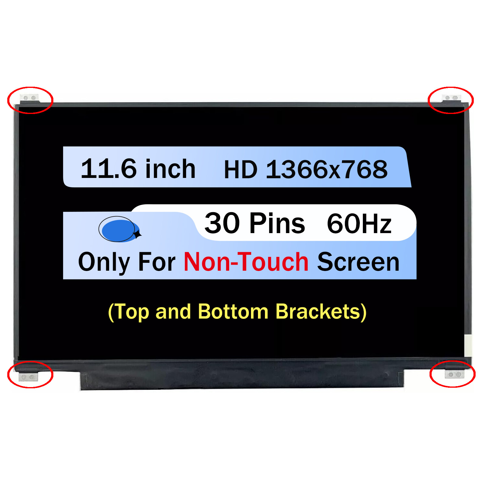 11.6" HD for ASUS VivoBook E203NA E203NA-464 LED LCD Screen Display Replacement