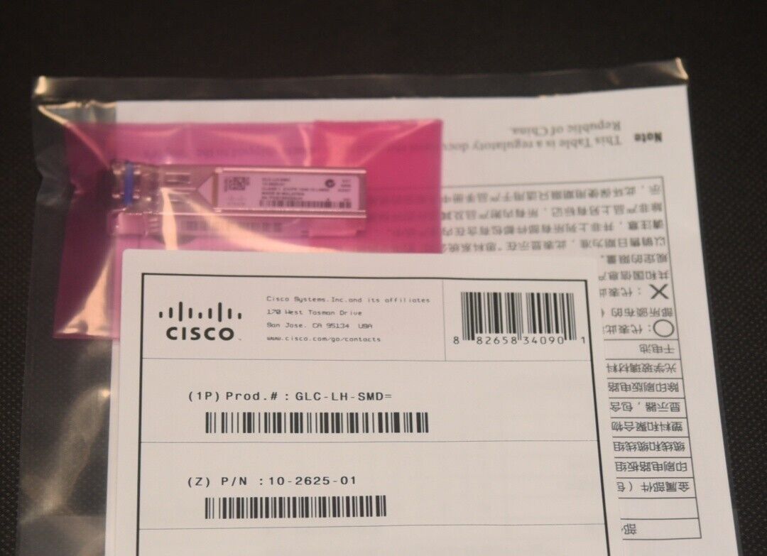 New Sealed Cisco GLC-LH-SMD 1000BASE-LX/LH SFP Transceiver Module *US Shipping*