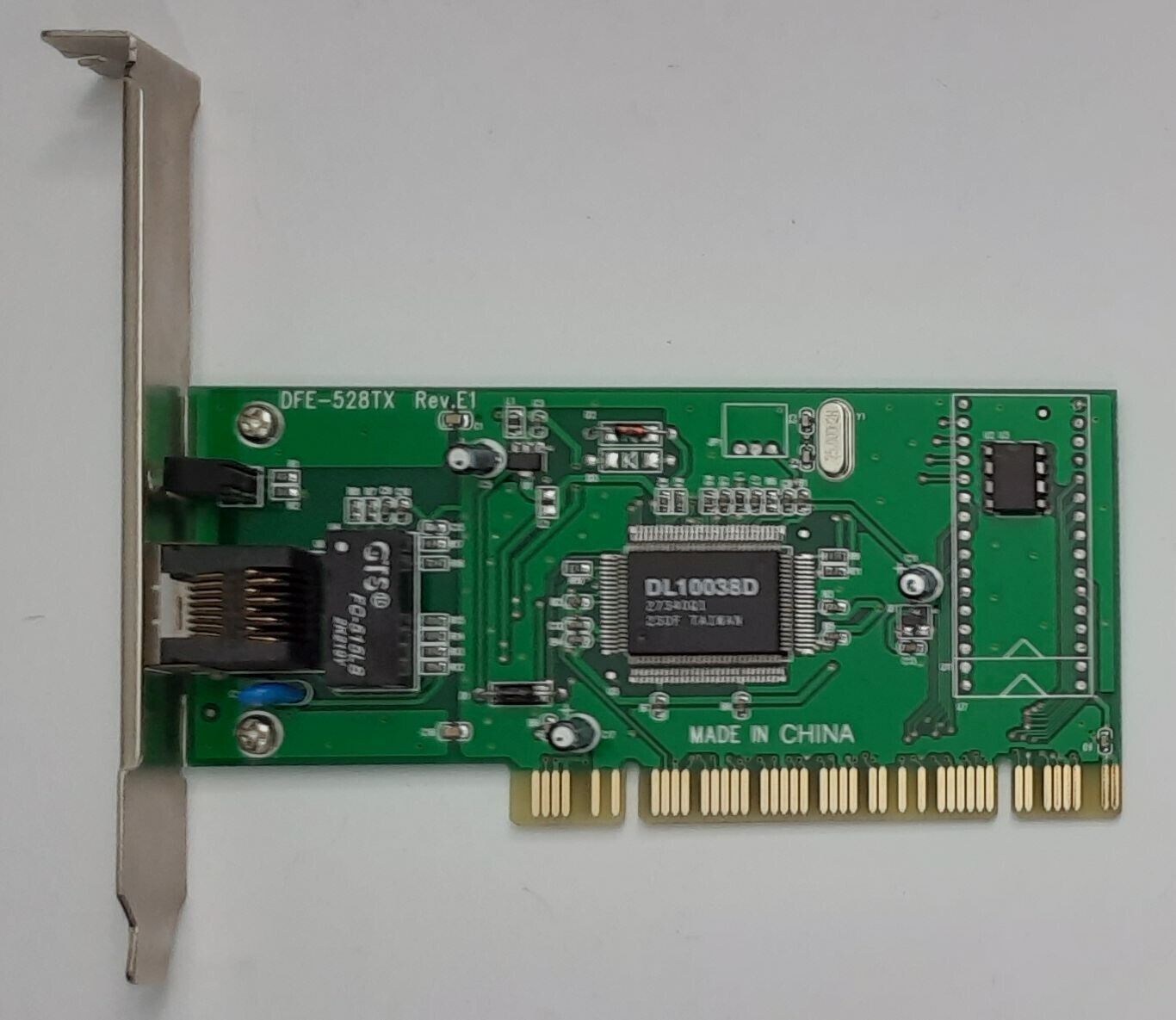 D-Link DFE-528TX PCI Network Card (RJ45, Ethernet, DL10038D, Retro, 2002)