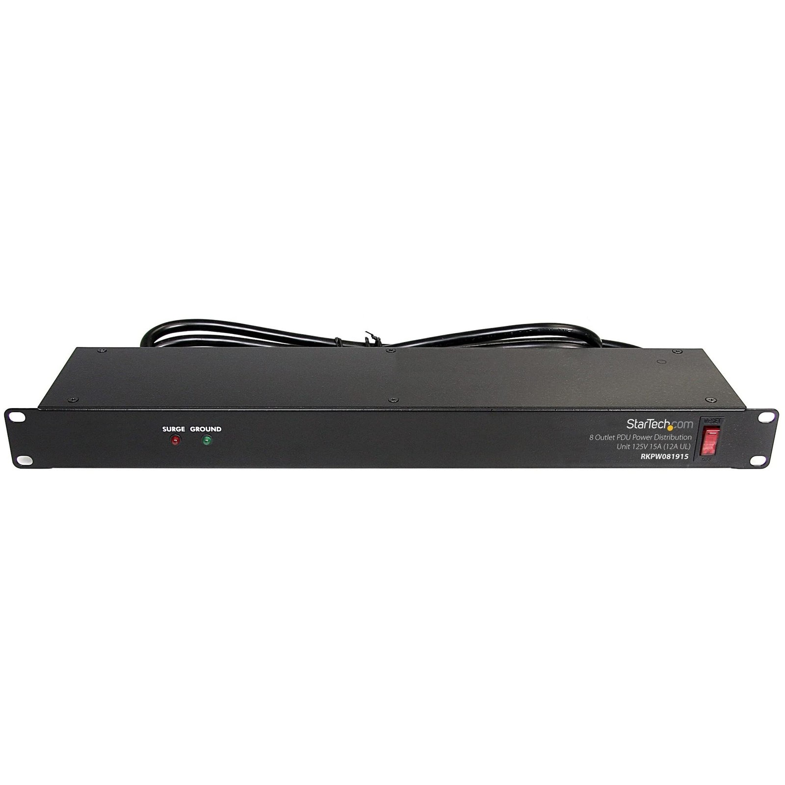 Startech Startech 8 Outlet Horizontal 1U Rack Mount Pdu Power Strip For