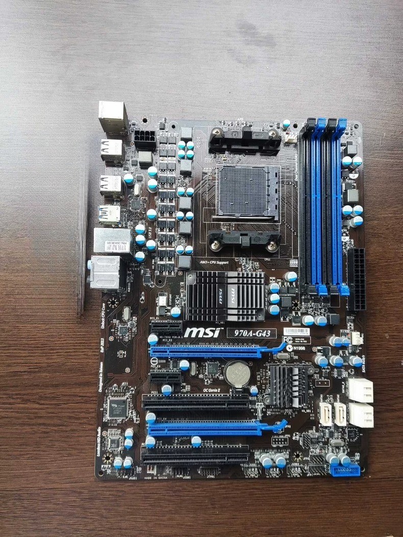 MSI 970A-G43 ATX Motherboard Socket AM3/AM3+ AMD 970 DDR3 USB3.0 Tested