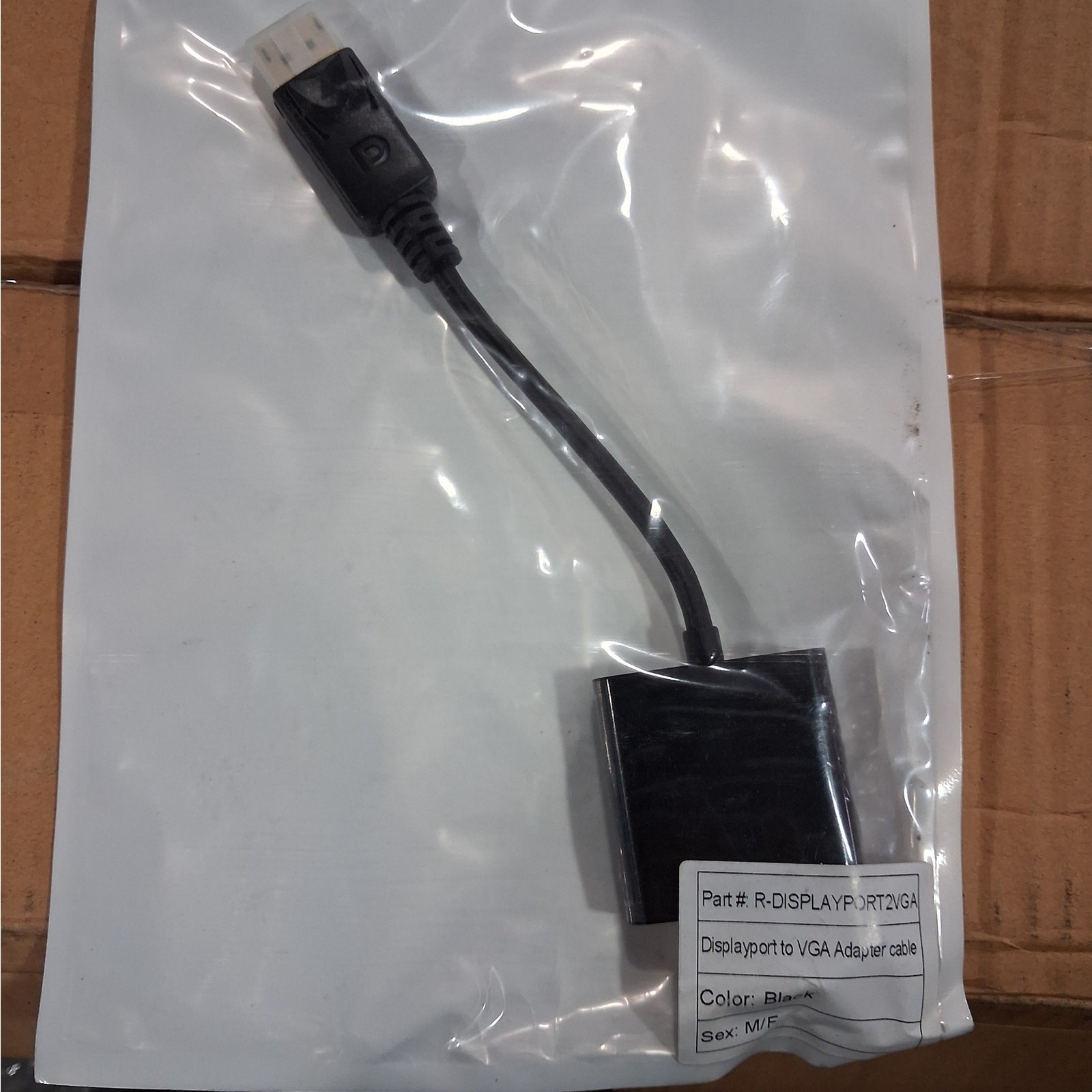 DisplayPort to VGA Adapter Cable DP Male to VGA Female 1080p for Dell HP Lenovo