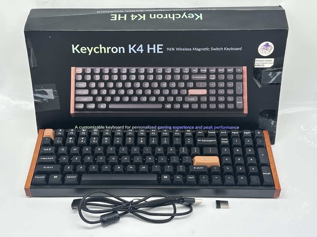 Keychron K2 HE Swappable RGB Magnetic Keyboard - Black (Special Edition)