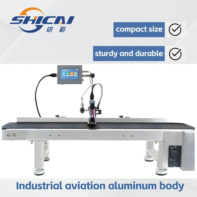 Inline Inkjet Printer 12.7mm Date Code Coder for Production Without Conveyor