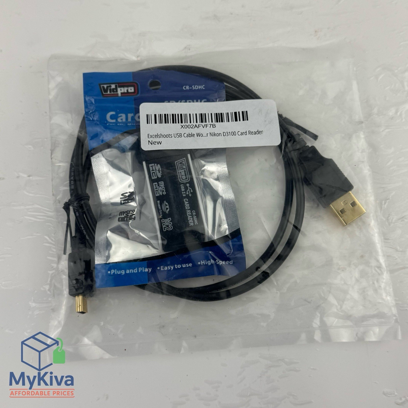 SD SDHC card reader VidPro USB 2 0 480 Mbps plug and play