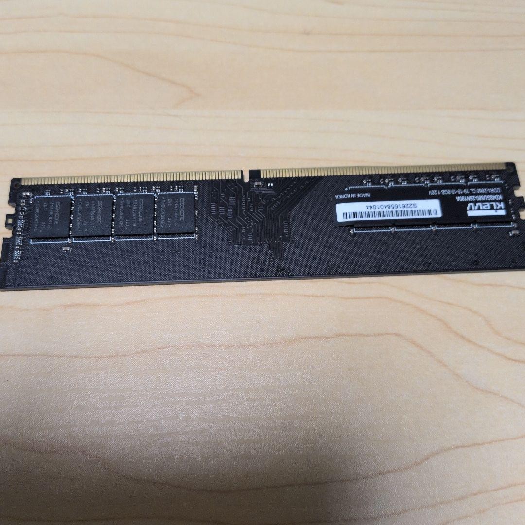 KLEVV DDR4 8GB RAM DDR4-2666 Desktop Memory CL19 Used