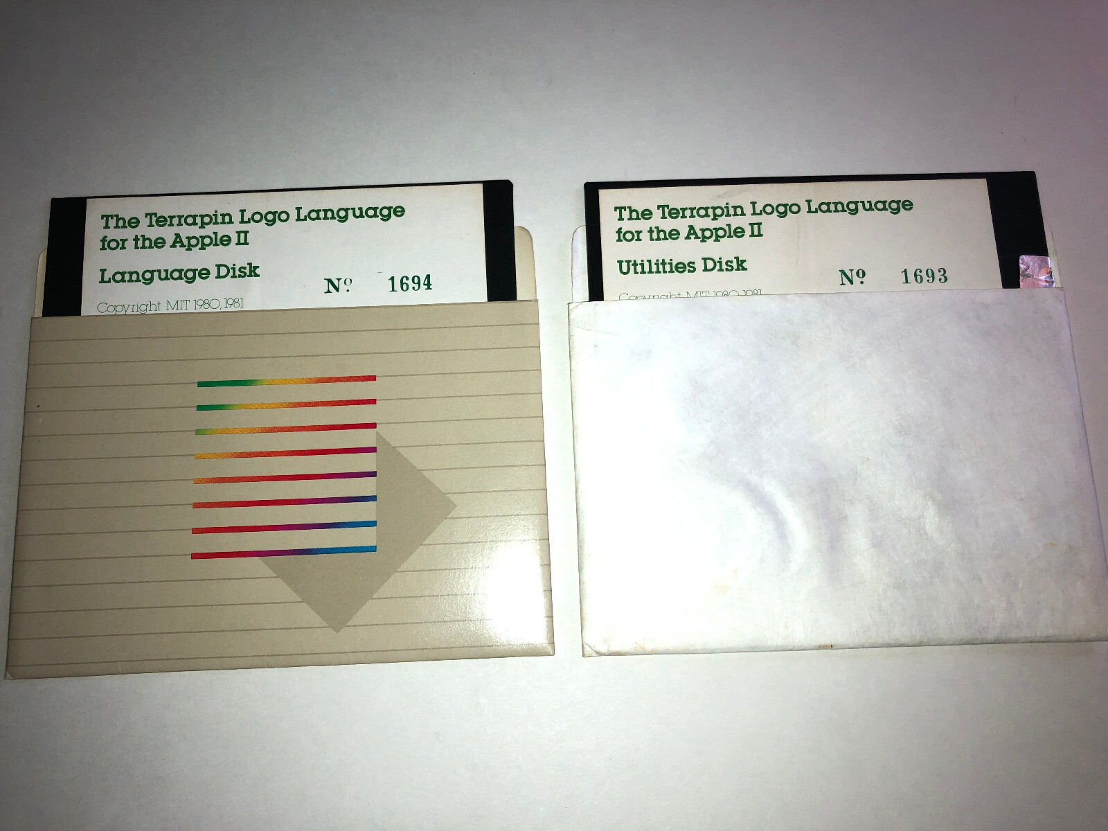 The Terrapin Logo Language for the Apple II VERY RARE MIT 1981 Computer Software
