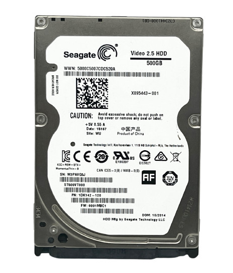 Seagate Laptop Gaming Replacement Hard Drive C5007CDC539A 2.5" SATA II 500GB