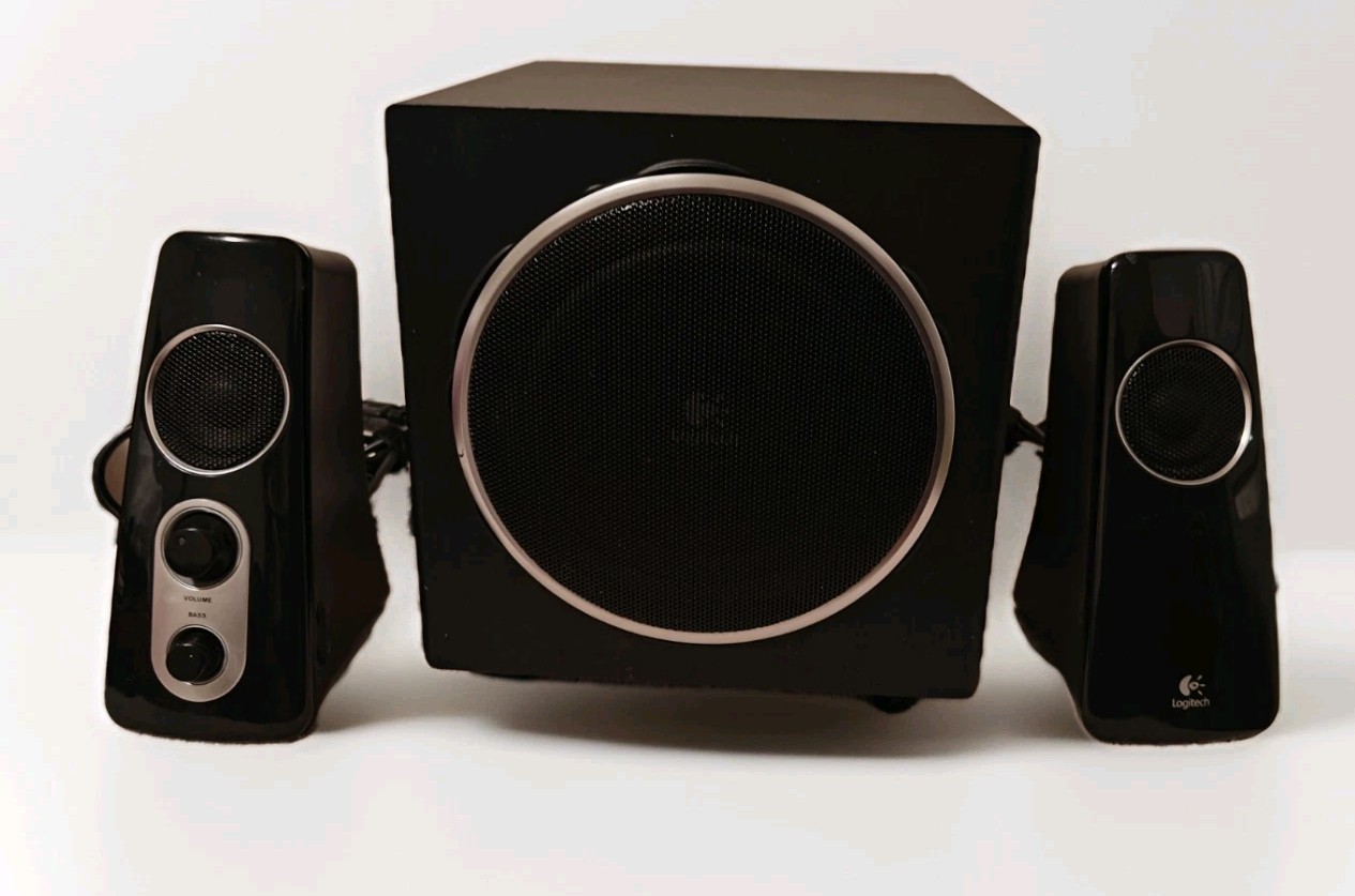 Logitech Z523 Speaker System with Subwoofer - Black 2.1