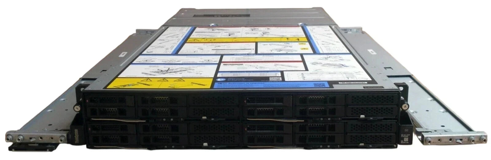 Lenovo ThinkSystem D2 2U Chassis +4x SD530 Server Nodes 8x Bronze 3104 256GB RAM