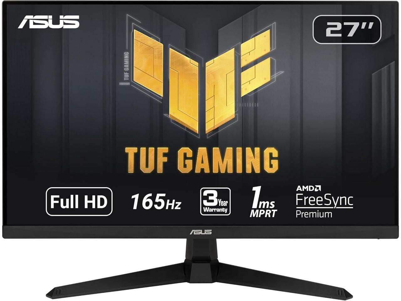 ASUS TUF Gaming 27" 1080P Gaming Monitor (VG277Q1A) Full HD Display 165Hz