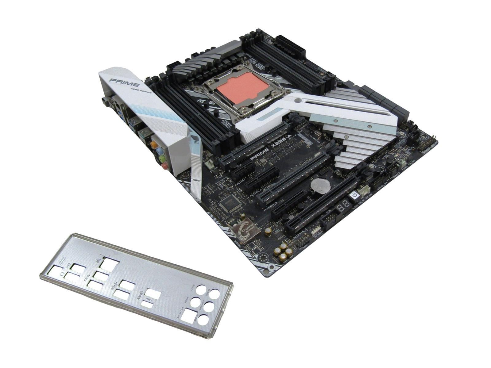 Asus Prime X299-A Desktop Motherboard | Socket FCLGA2066 | Includes I/O Plate