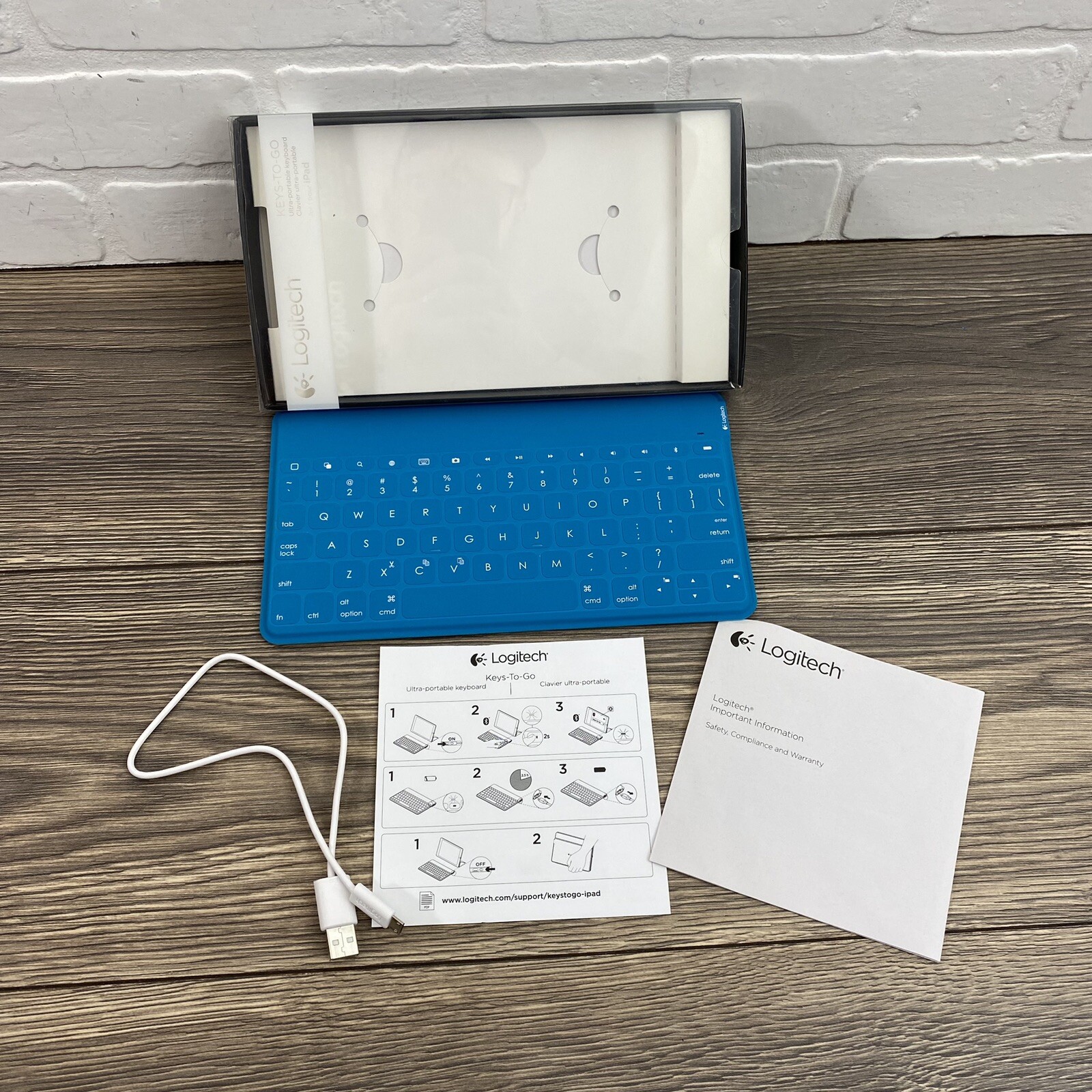 Logitech Keys-To-Go Silent, SLIM Ultra-portable Keyboard - Teal