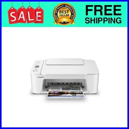 Canon PIXMA TS3722 Wireless All-In-One Inkjet Printer for Home Office