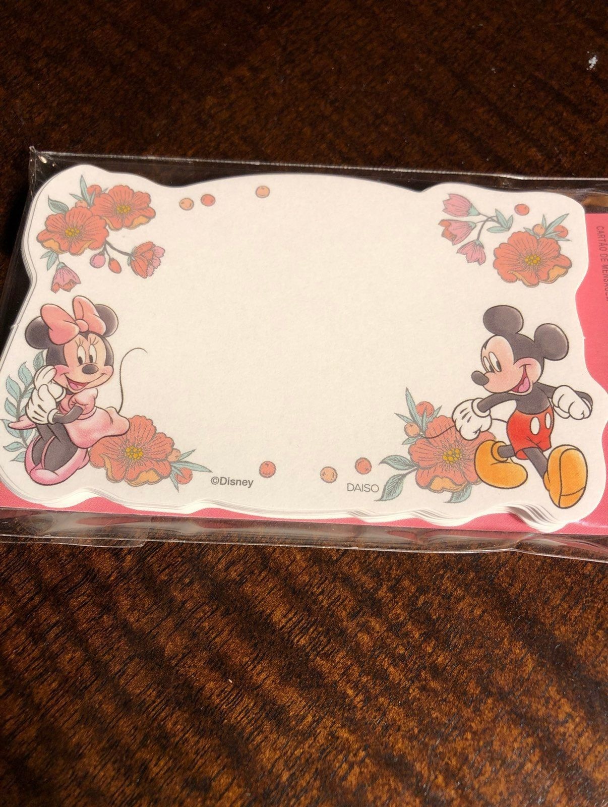 Disney Mickey and Minnie message cards