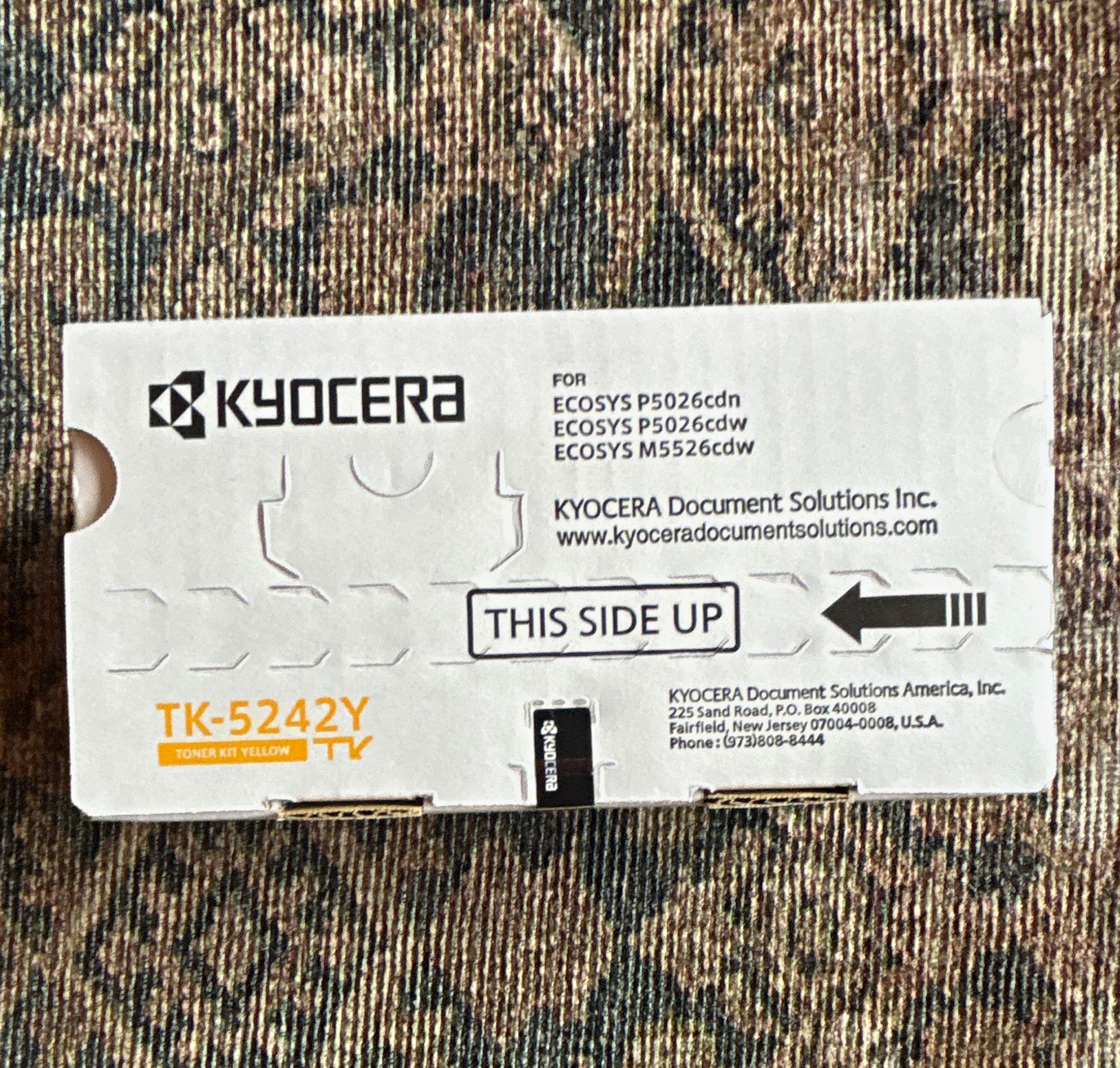 Kyocera TK-5242Y Genuine Original Yellow Laser Toner for ECOSYS P5026/M5526