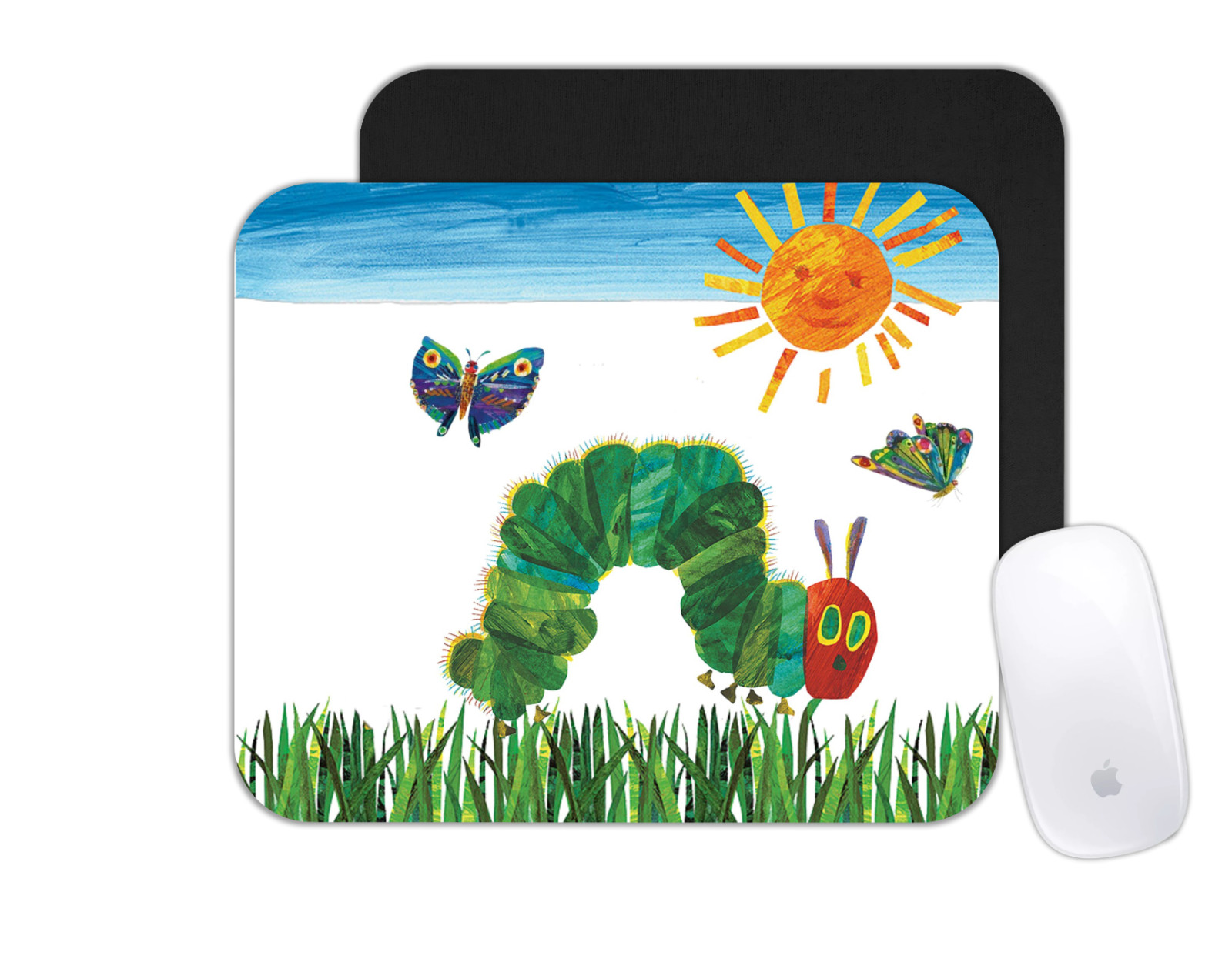 Custom Mouse Pad Very Hungry Caterpillar Kids Book Fan Office Computer Desk Mat