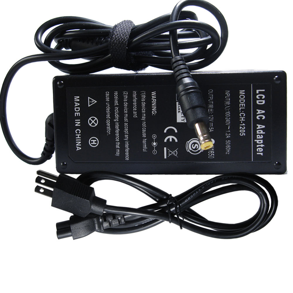 Ac Adapter power For Mitac LC551 LC552 FujiPLUS K-1205 Apex AVL-2076 LCD Monitor