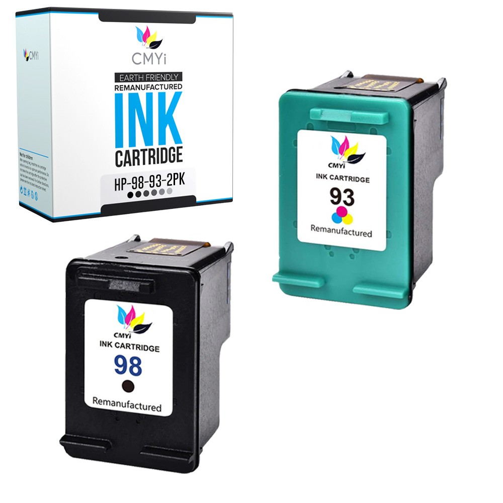 2PK CMYi Compatible 98 93 Ink Cartridges for HP PhotoSmart C4170 C4173 C4175